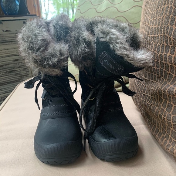 NEW Khombu Slope Winter Boots in Black Size 6 - Picture 3 of 8